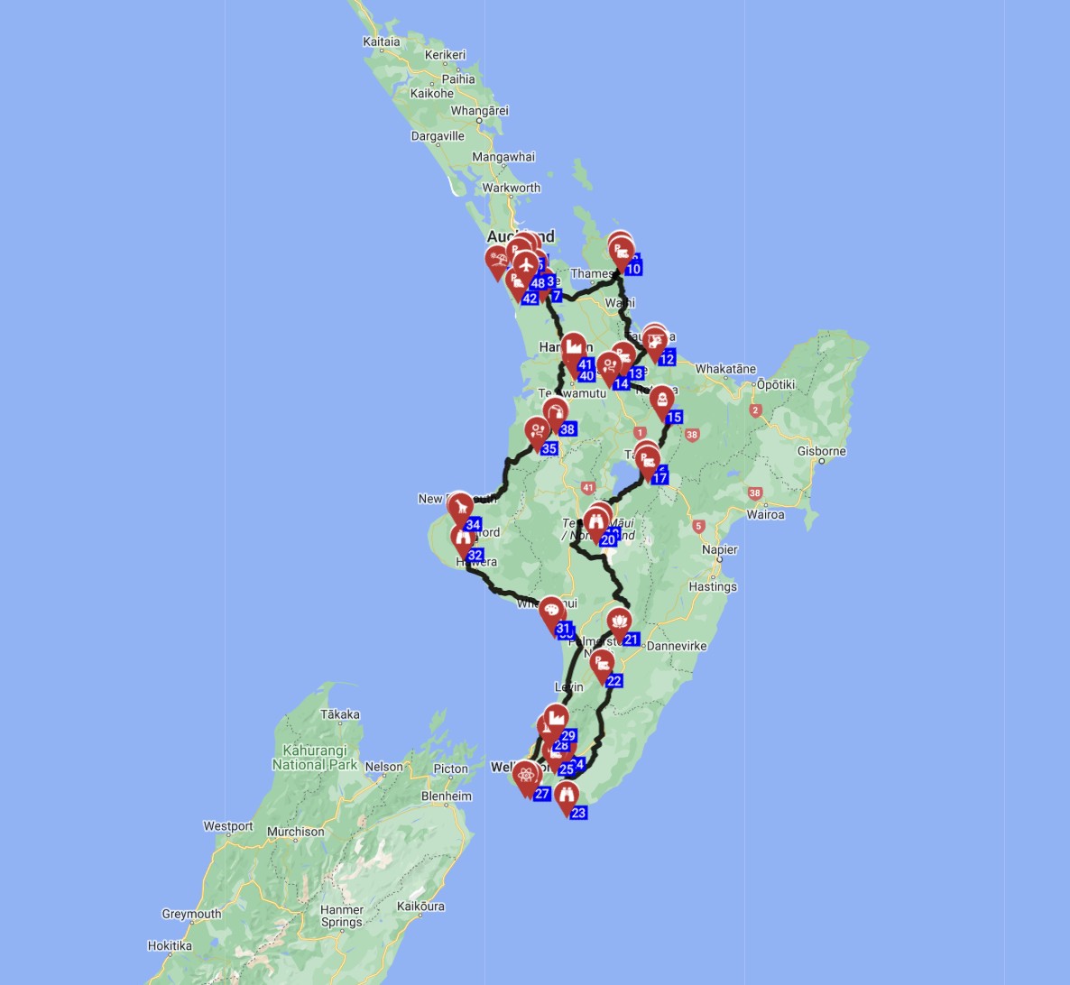 Auckland Round trip - Lord of the Rings North Island